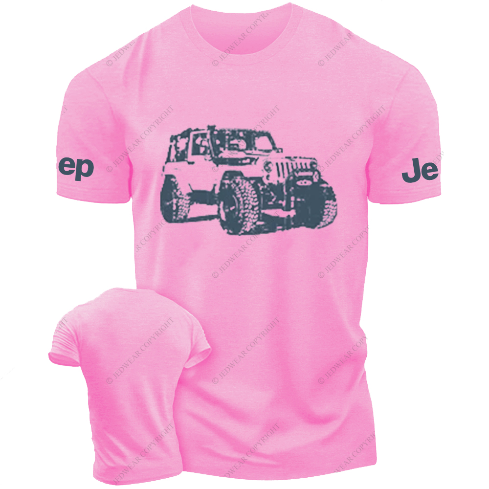 Hand-Painted Four-Wheeled Vehicle Jp T-Shirt