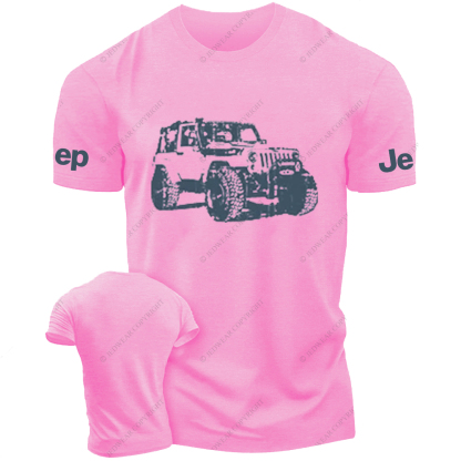 Hand-Painted Four-Wheeled Vehicle Jp T-Shirt