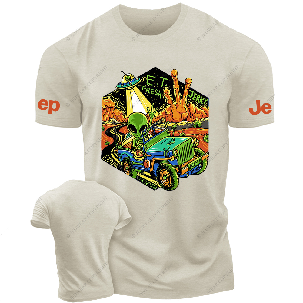 Cartoon ET Fresh Jerky Explore The Beyond Jp T-Shirt