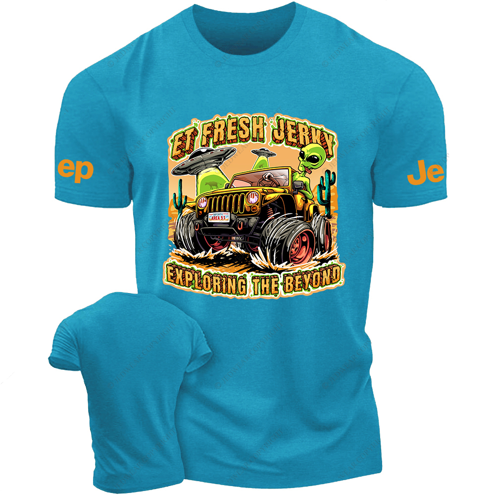 Cartoon Alien ET Fresh Jerky Exploring The Beyond Jp T-Shirt