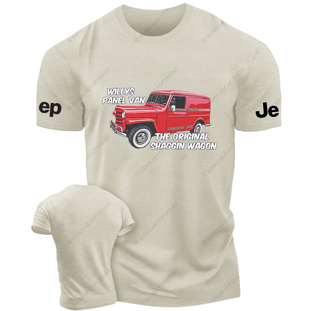 The Original Shaggin Wagon Willys Panel Van Jp T-Shirt