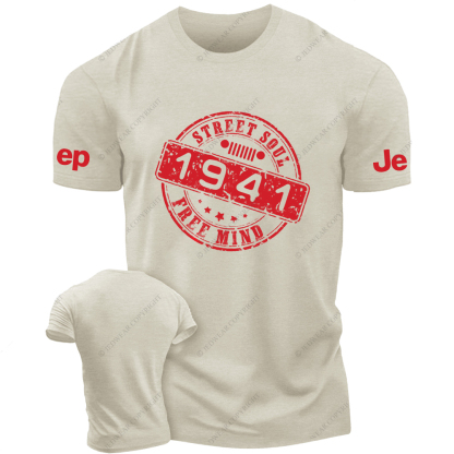 Street Soul Free Mind Created Time Since 1941 Vintage Style Jp T-Shirt
