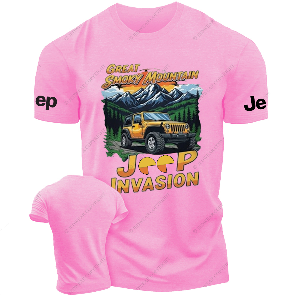 Great Smoky Mountain  Invasion Sun Tree Vintage Style Jp T-Shirt