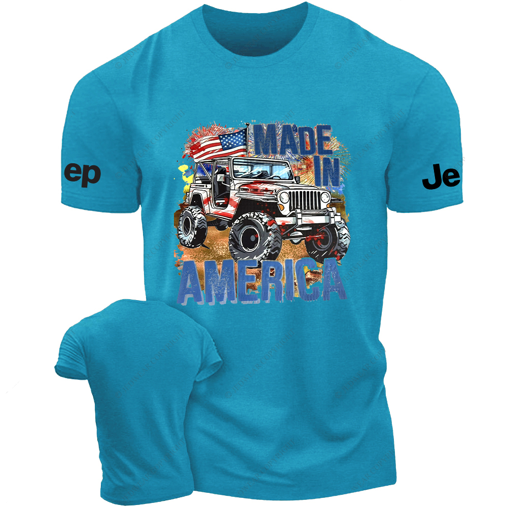 American Flag Fireworks Made In America  Jp T-Shirt