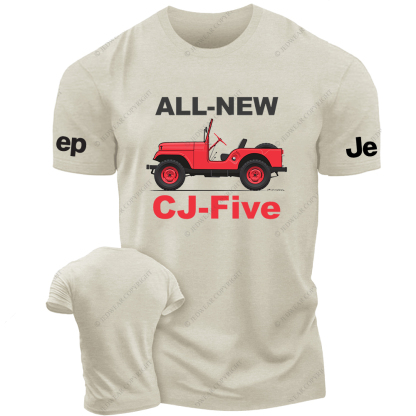 All New CJ-Five Red Off-Road Vehicle Jp T-Shirt
