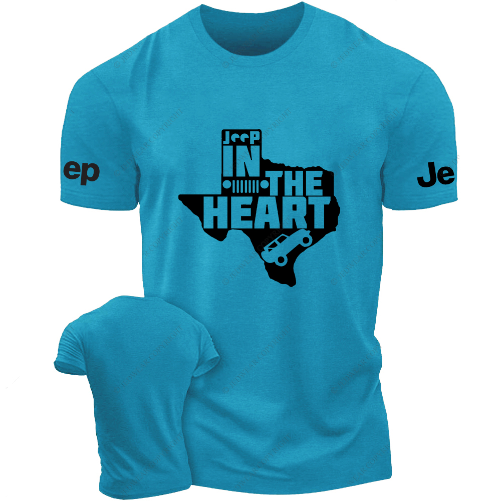 Jp In The Heart Map Jp T-Shirt