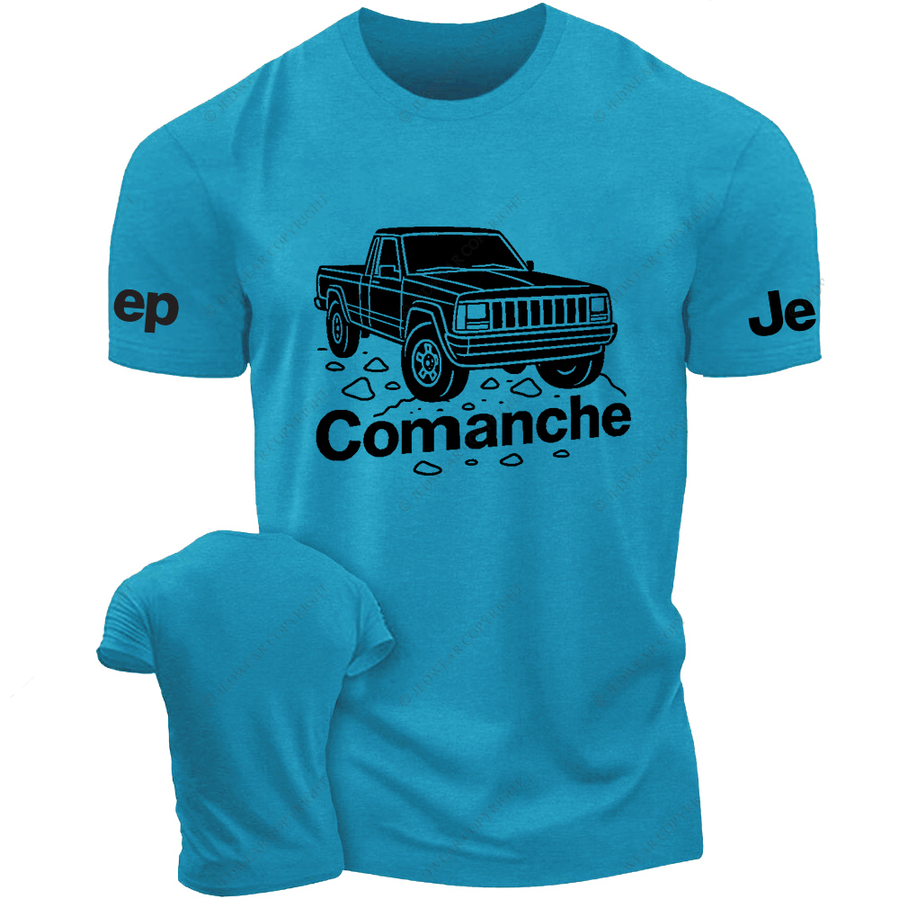 Comanche MJ Action Shot Line Art Jp T-Shirt