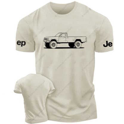 Comanche MJ Lifted Front Side View Line Art Jp T-Shirt