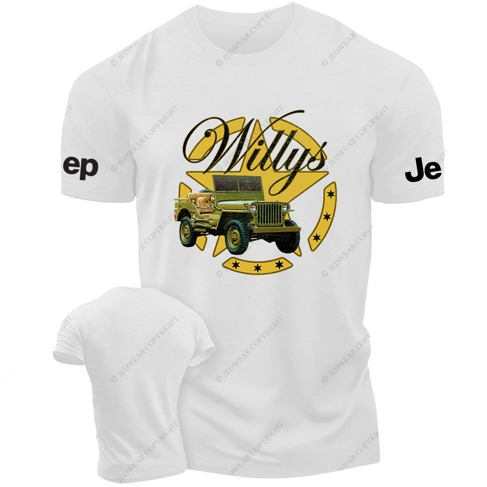 Military Star Willys Vintage Style Jp T-Shirt