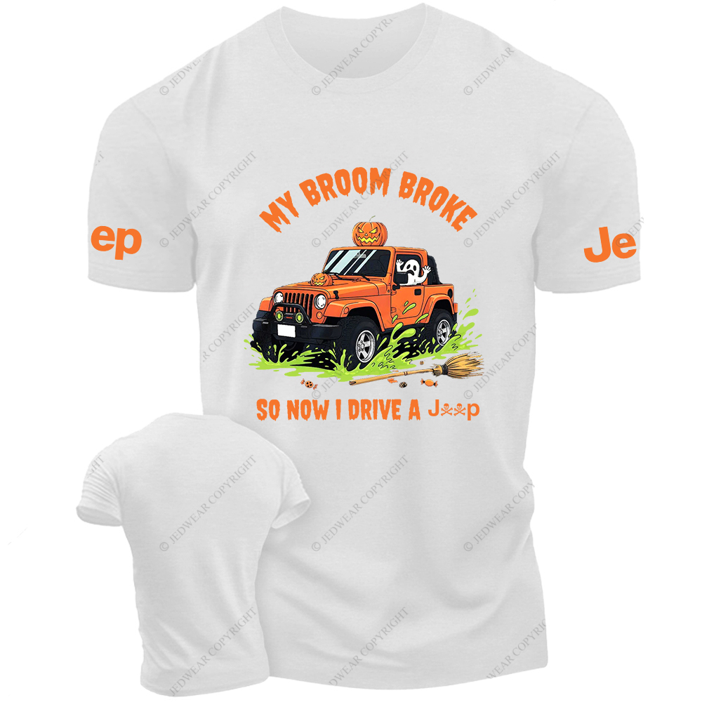 Halloween My Broom Broke So Now I Drive A CarJp T-Shirt