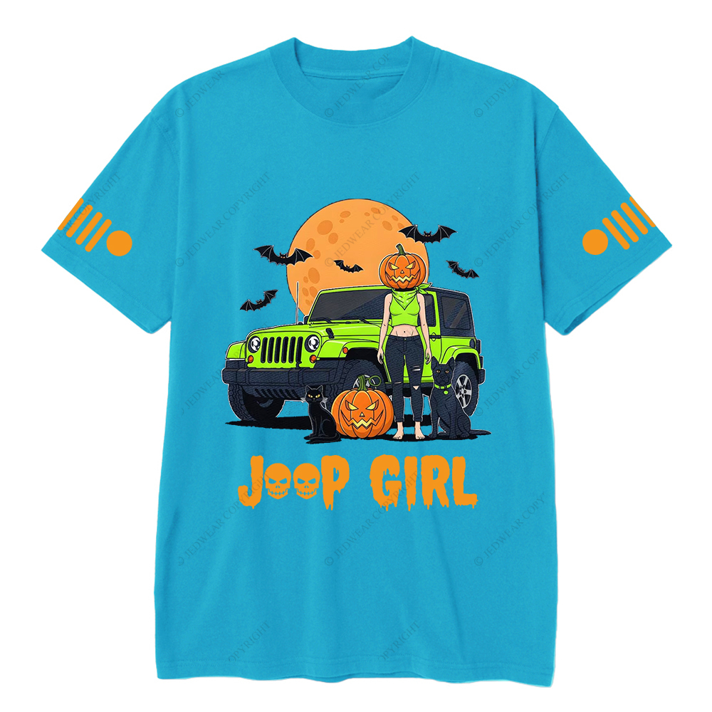 Pumpkin Halloween Cat Girl Bat Jp T-shirt