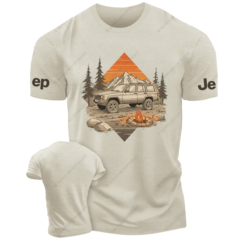 Cherokee XJ camping Vehicle Retro Design Outdoors Jp T-shirt