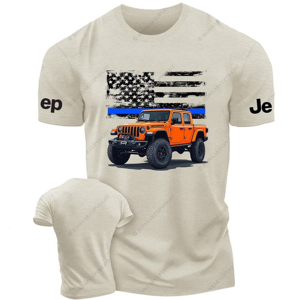 American Flag The Blue Line Honcho Jp T-Shirt