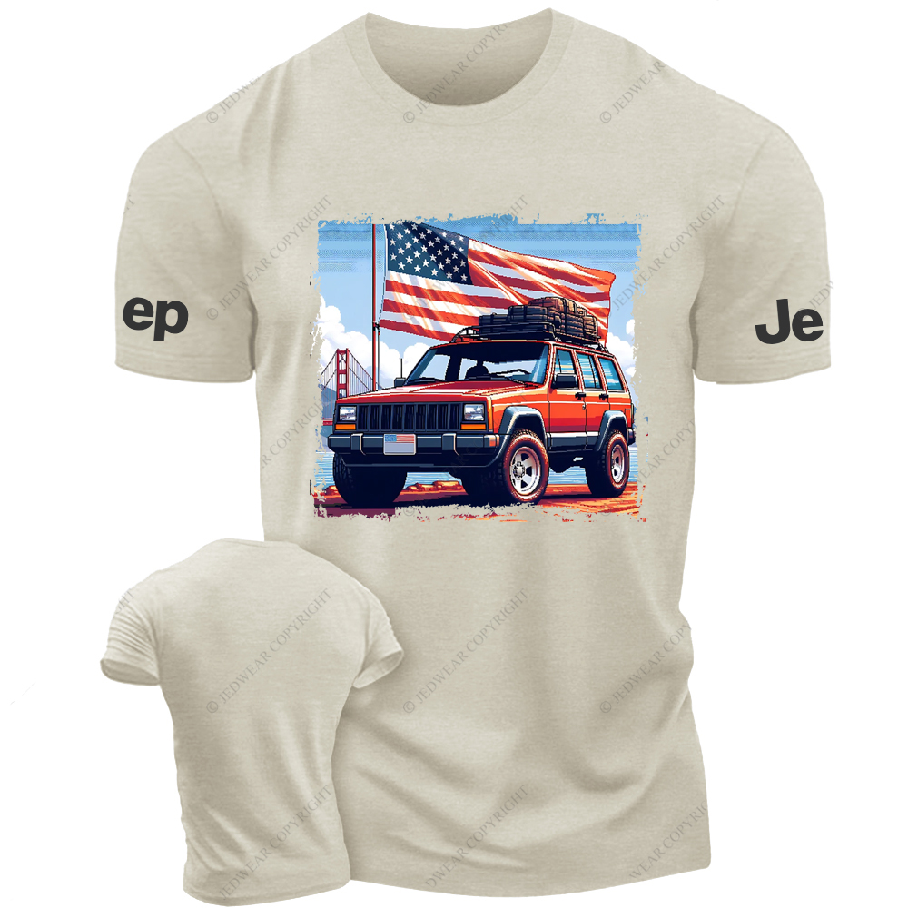 Cherokee XJ 4x4 USA Off-Road Vintage Old School Vehicle Jp T-Shirt