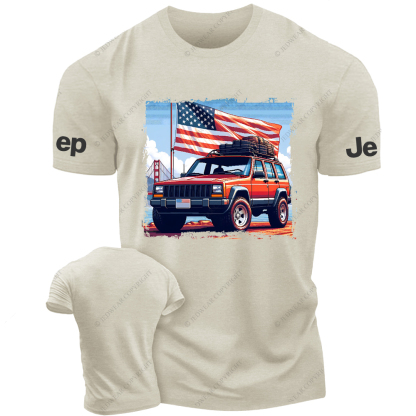 Cherokee XJ 4x4 USA Off-Road Vintage Old School Vehicle Jp T-Shirt