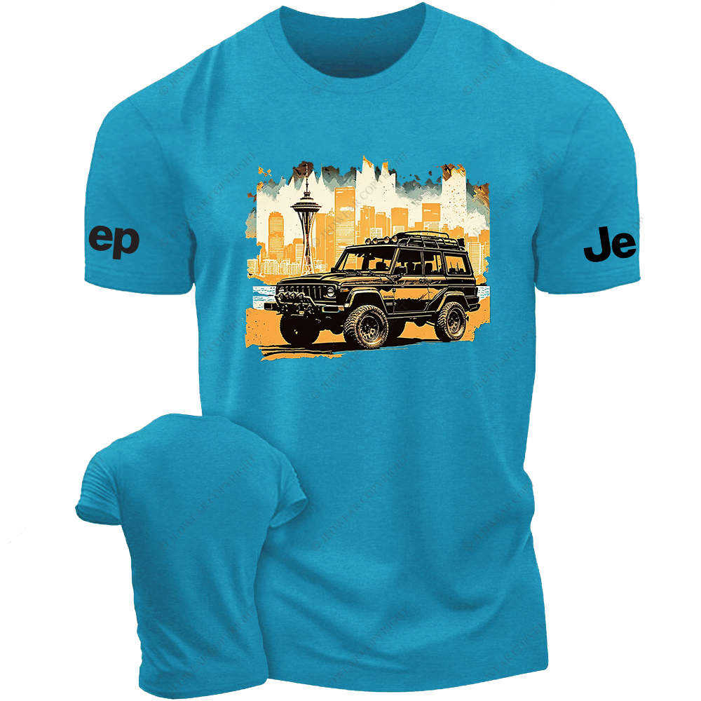 Seattle Wagoneer Off-Road Vintage Old Vehicle Jp T-Shirt