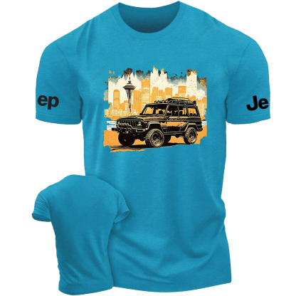 Seattle Wagoneer Off-Road Vintage Old Vehicle Jp T-Shirt