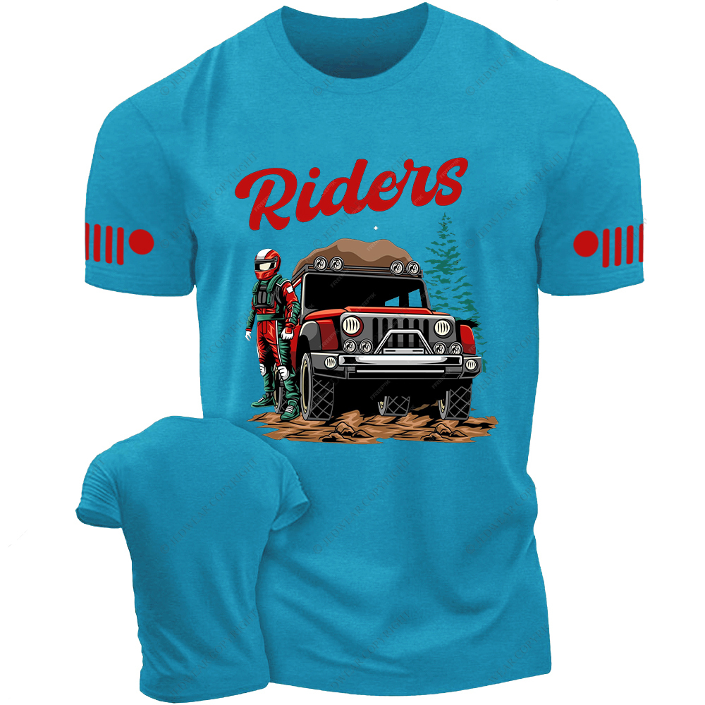 Riders Racing Off-Road Vehicle 4x4 Driving Jp T-Shirt