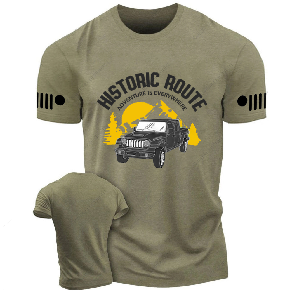 Gladiator Historic Route Adventure Everywhere Jp T-shirt