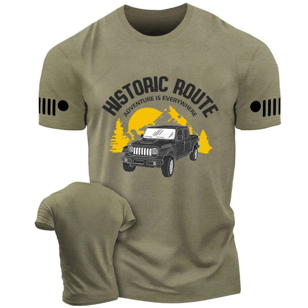 Gladiator Historic Route Adventure Everywhere Jp T-shirt