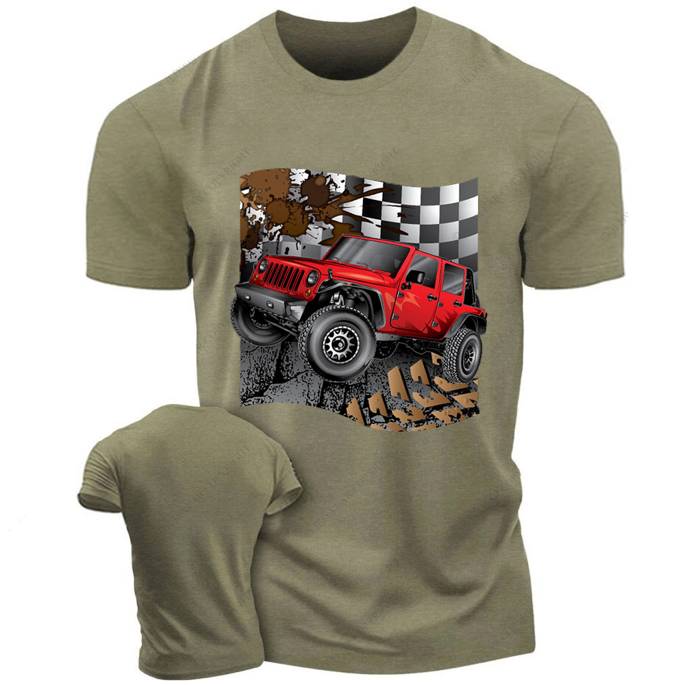 Wrangler JK Tire Tracks 4x4 Jp T-shirt