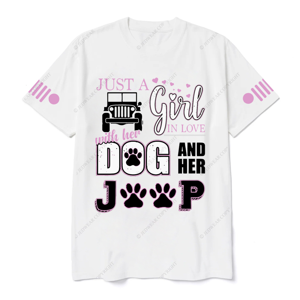Just A Girl In Love With Dog Jp T-shirt