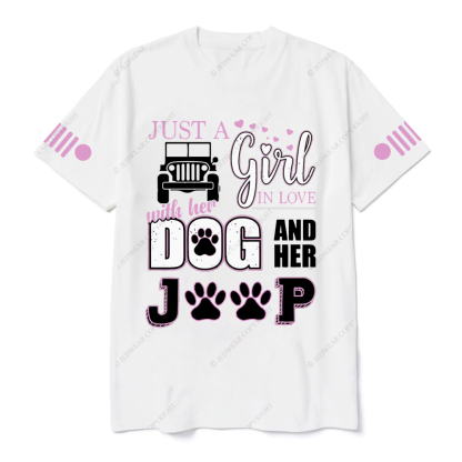 Just A Girl In Love With Dog Jp T-shirt