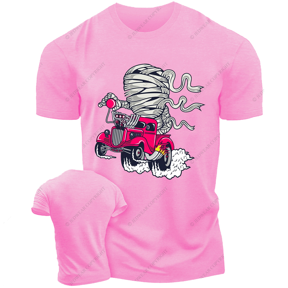 Mummy Racing Cartoon Jp T-shirt
