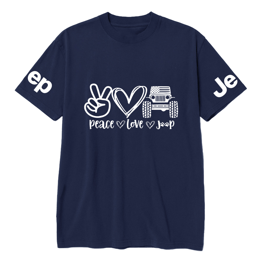 Love and Peace and Cars Jp T-Shirt