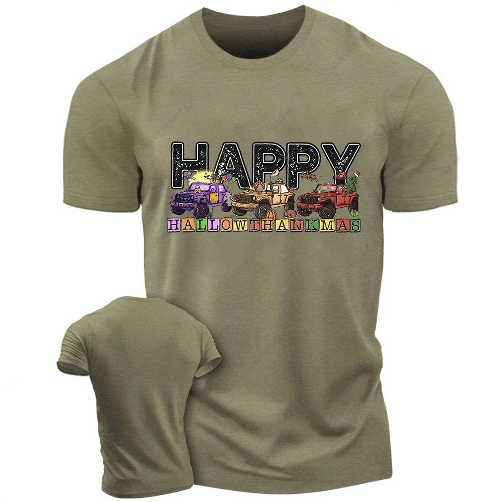 Happy Halloween Hallowthankmas Jp T-shirt