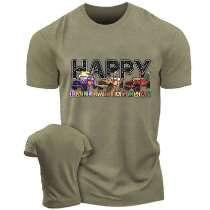 Happy Halloween Hallowthankmas Jp T-shirt
