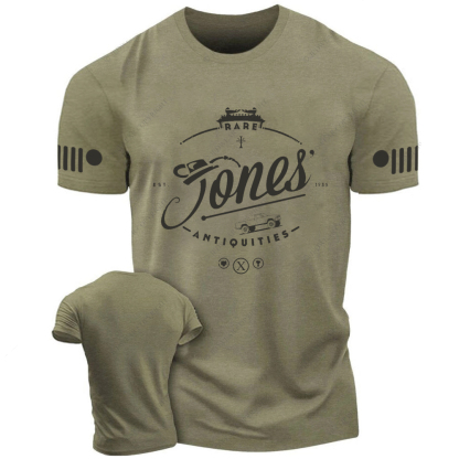 Jones Rare Antiquities Est 1935 Jp T-shirt