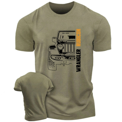 Wrangler Rubicon Black And White Sketch Jp T-Shirt