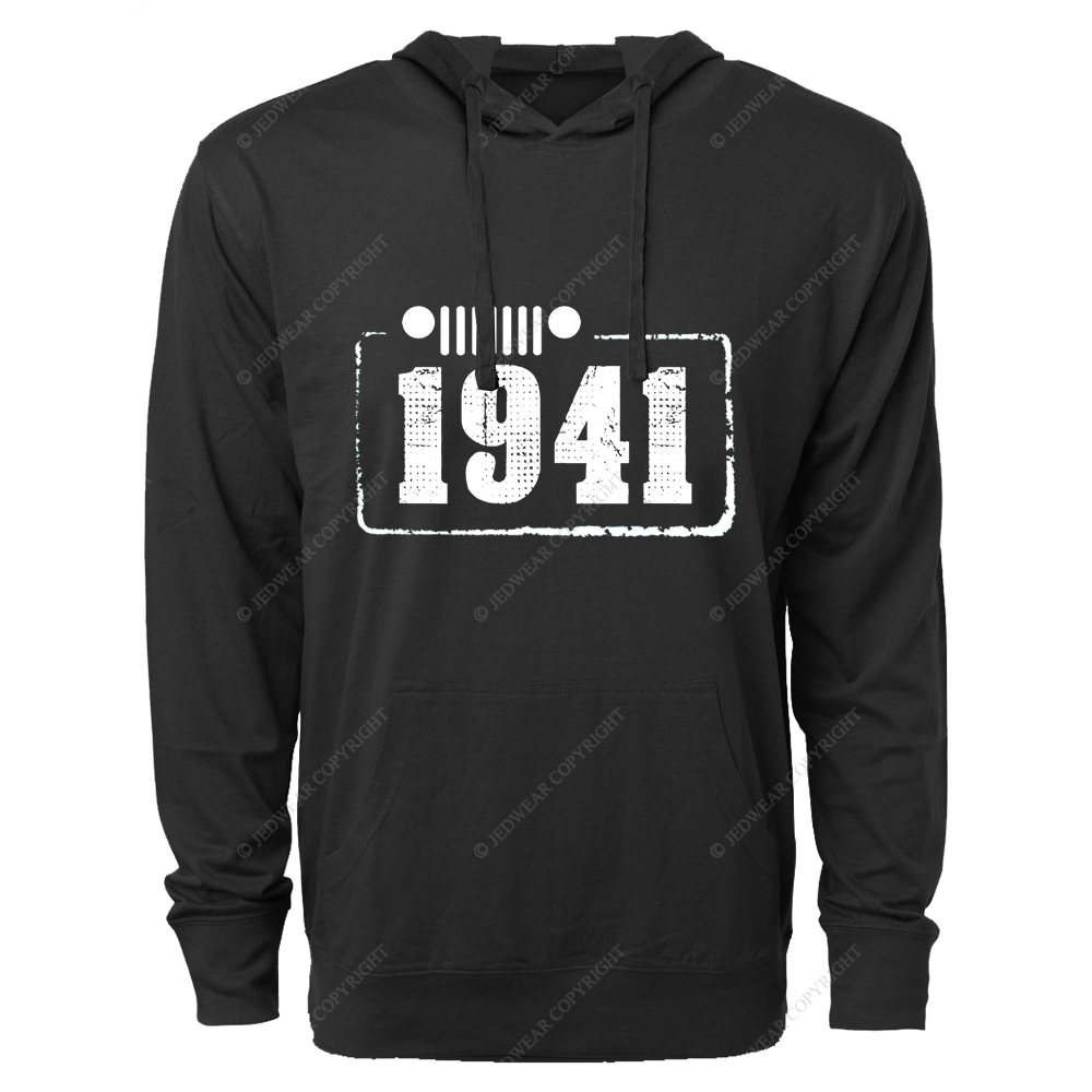 Created Times 1941 Jp Oversized Lightweight Hoodie