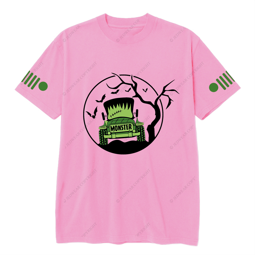 Frankenstein 4x4 Off Road Car Halloween  Monster Car Jp T-shirt