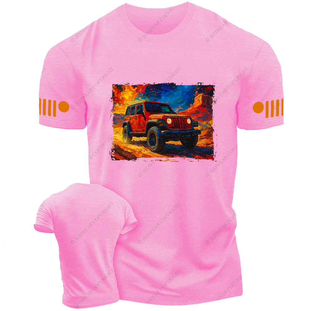 Driving On USA Landscape Jp T-Shirt