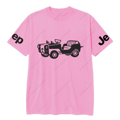 Car With A Dog Face Front Jp T-Shirt
