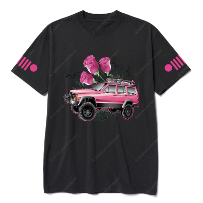 Pink Cherokee And Pink Rose Jp T-Shirt