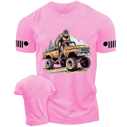 Monkey Driving A Car Jp T-Shirt