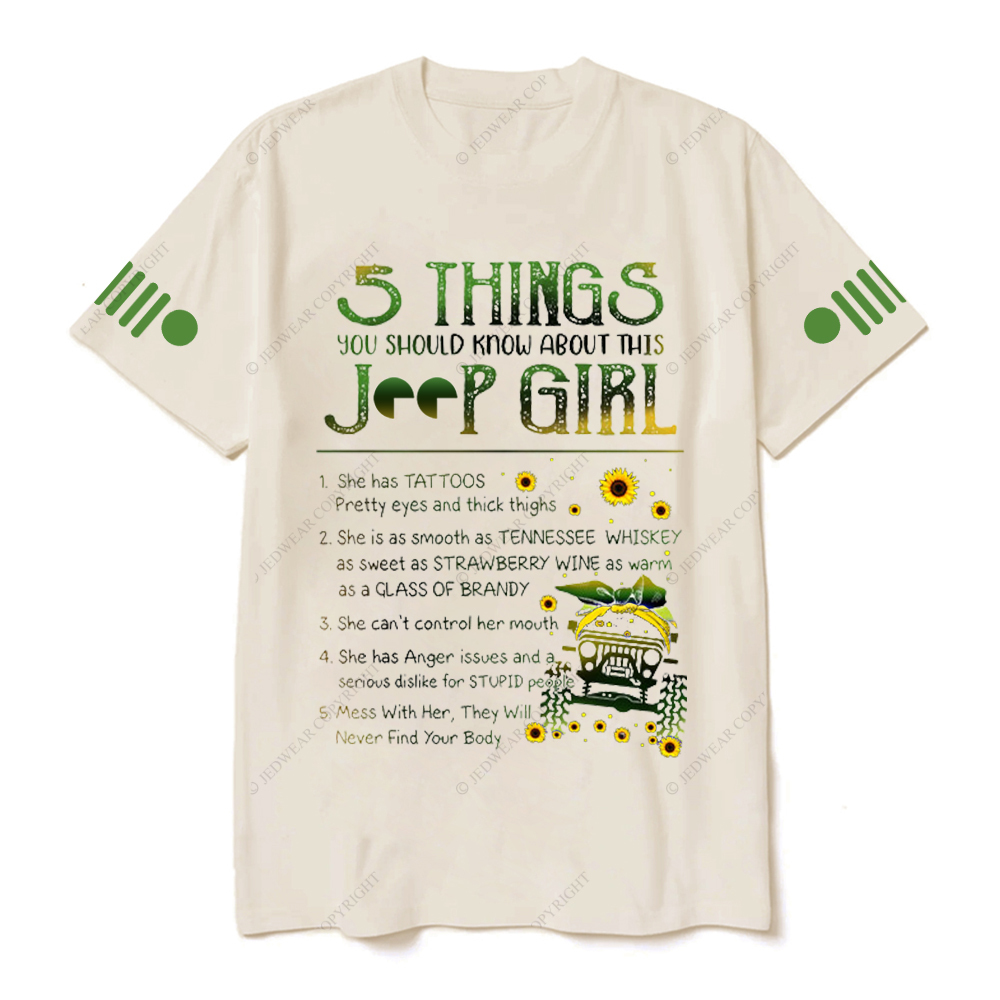 5 Things You Should Know About This Girl Jp T-Shirt