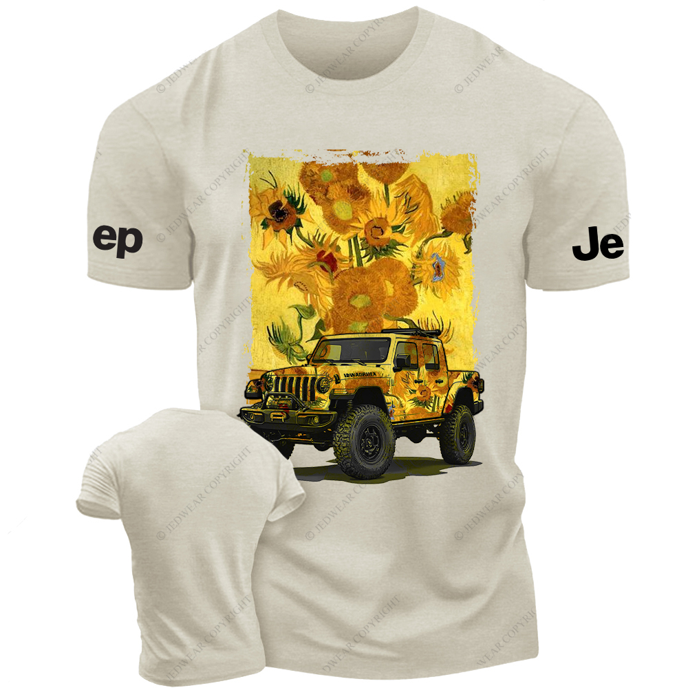 Sunflower By Van Gogh Canvas Jp T-Shirt