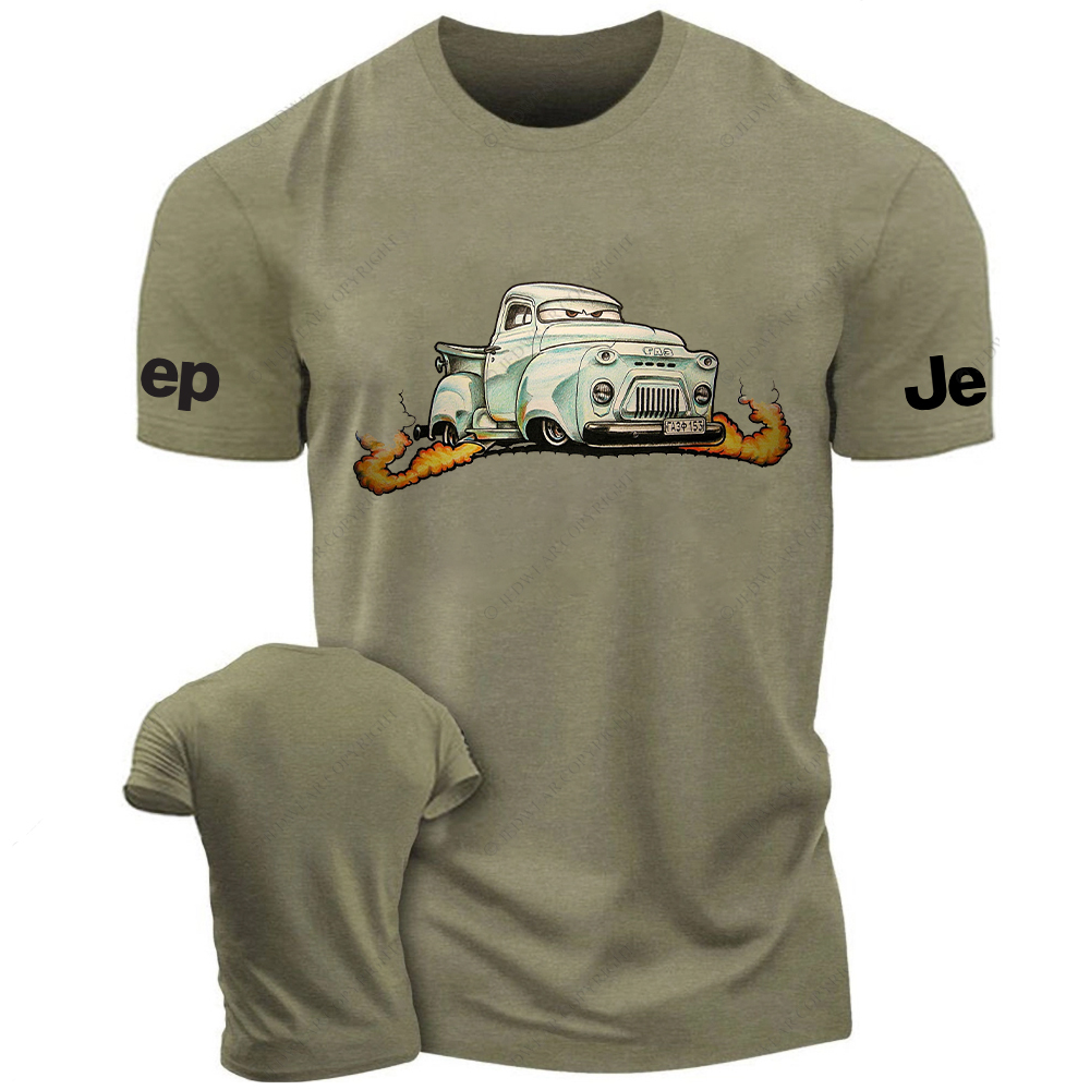 Funny Cartoon Colored Pencil Drawing Jp T-Shirt