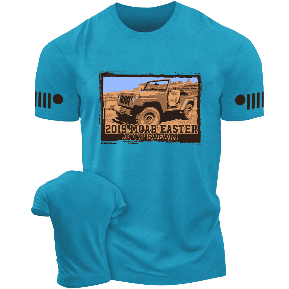2019 Mobe Easter Vintage Car Safari Jp T-Shirt