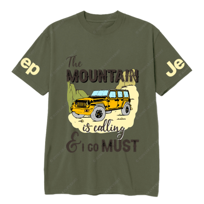 Drive In The Mountains Holiday on Apron Jp T-Shirt