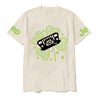 Four-Leaf Clover Flowers And Plants Jp T-Shirt