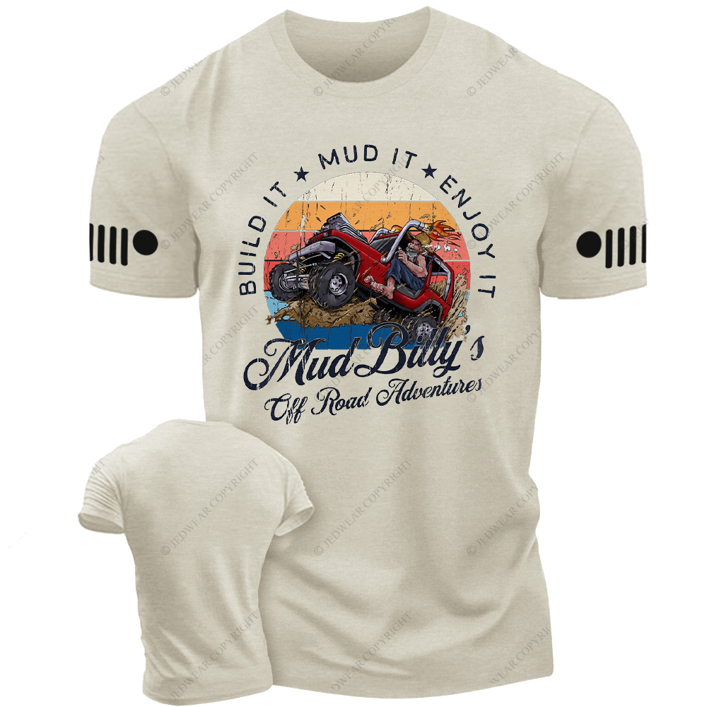 Mud Billy's Off-Road Adventure Distressed Jp T-Shirt