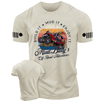 Mud Billy's Off-Road Adventure Distressed Jp T-Shirt