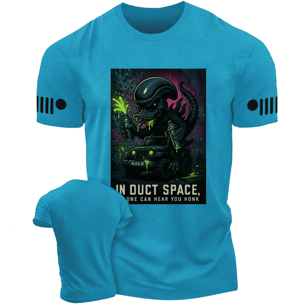 Alien Duck Off-Road In Duct Space Jp T-Shirt