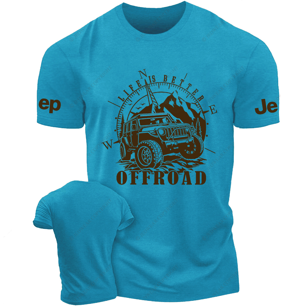 Comfort Colors Life Is Better Off-Road Travel Jp T-Shirt