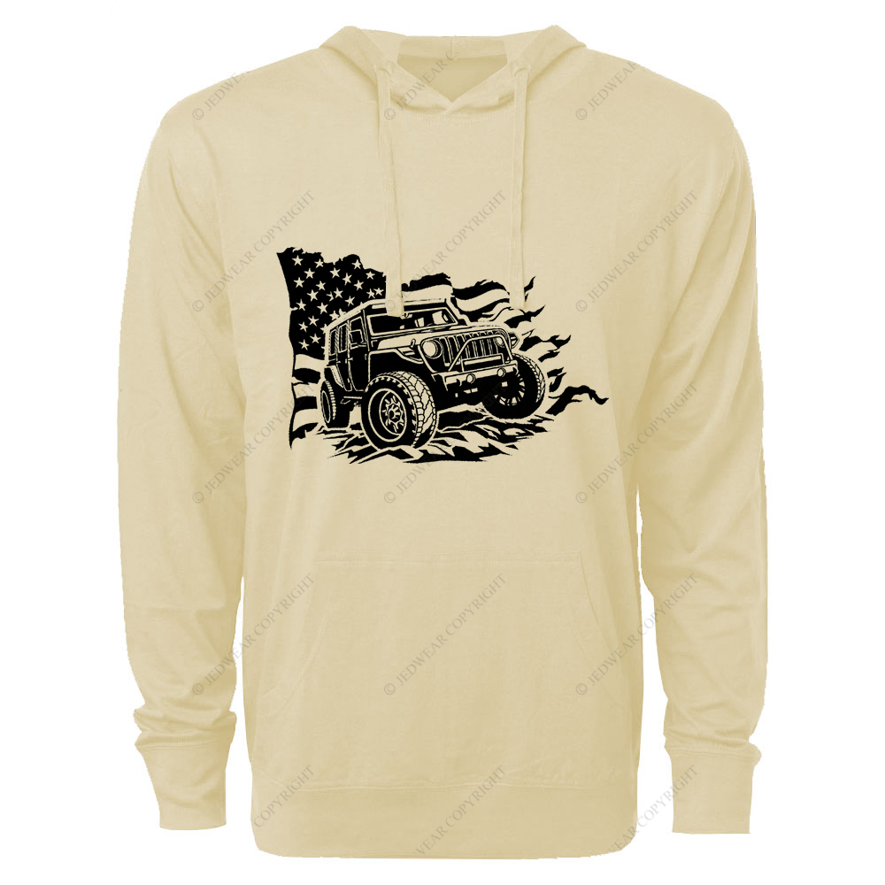Comfort Colors American Off-Road Jp Oversized Lightweight Hoodie